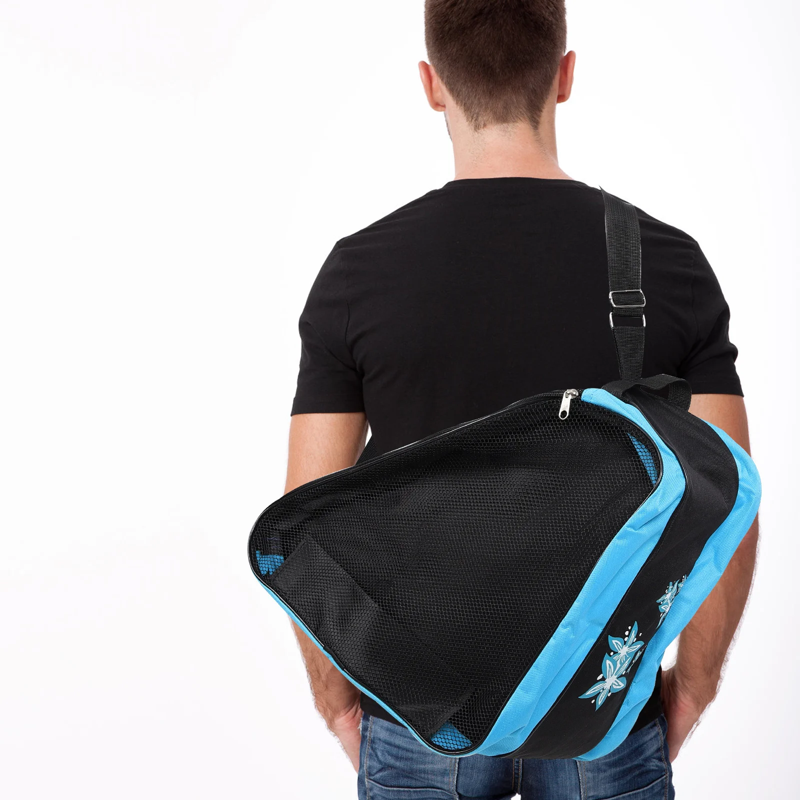 

1Pcs Thickened Ice Skates Storage Bag Reusable Roller Skates Outdoor Storage Pouch Durable Practical Handbag Bag