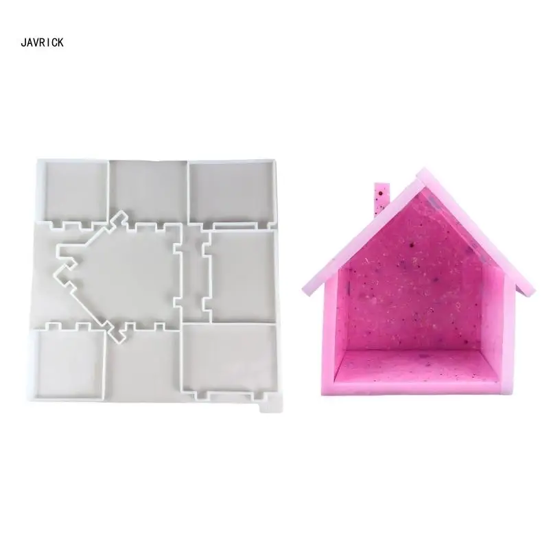 Personalize Sturdy Silicone House Mould for Resin Craft Fun for Teens and Adults D0LC