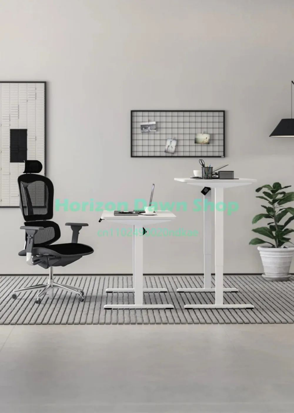Electric Height Adjustable Sit Stand Desk Frame Ergonomic Motorized Standing Desk Office Furniture