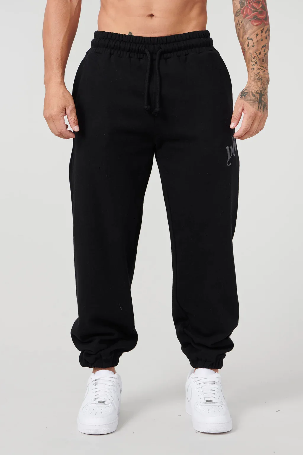 New men's sweatpants, heavy terry, embroidered trousers, joggers, sports and fitness, leggings, casual and versatile sweatpants