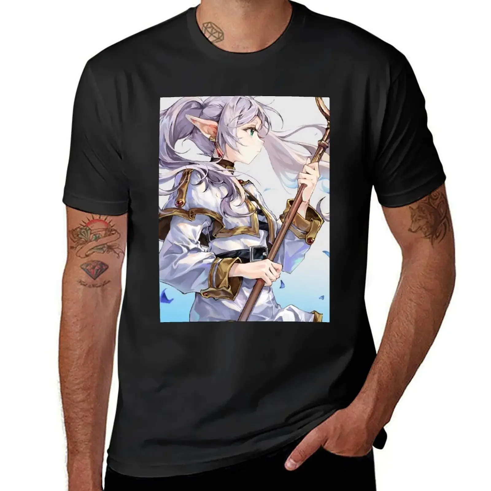 Copy of Sousou no Frieren T-Shirt graphic tee shirt graphic t shirts heavy weight t shirts for men