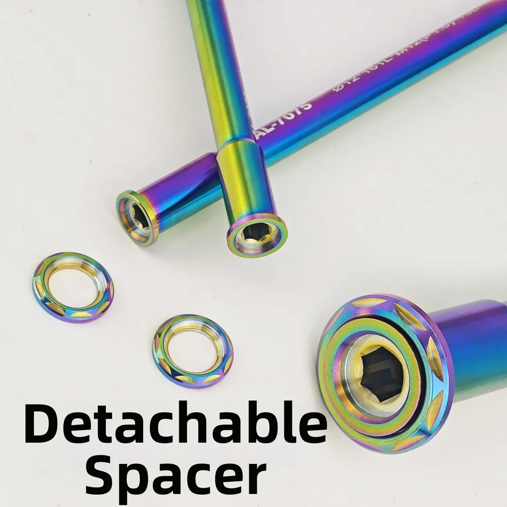 AliExpress NONE Ultralight 34g Thru Axle 7075 Aluminum Alloy For Giant For TCR For Propel Revolt Langma Liv Road Bike Hub Skewer Cycling Parts