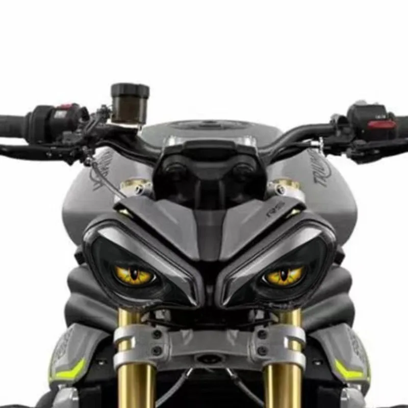 For Triumph Street Triple 765RS 1200RS Motorcycle Accessories Front Fairing Headlight Sticker Guard Sticker - 4
