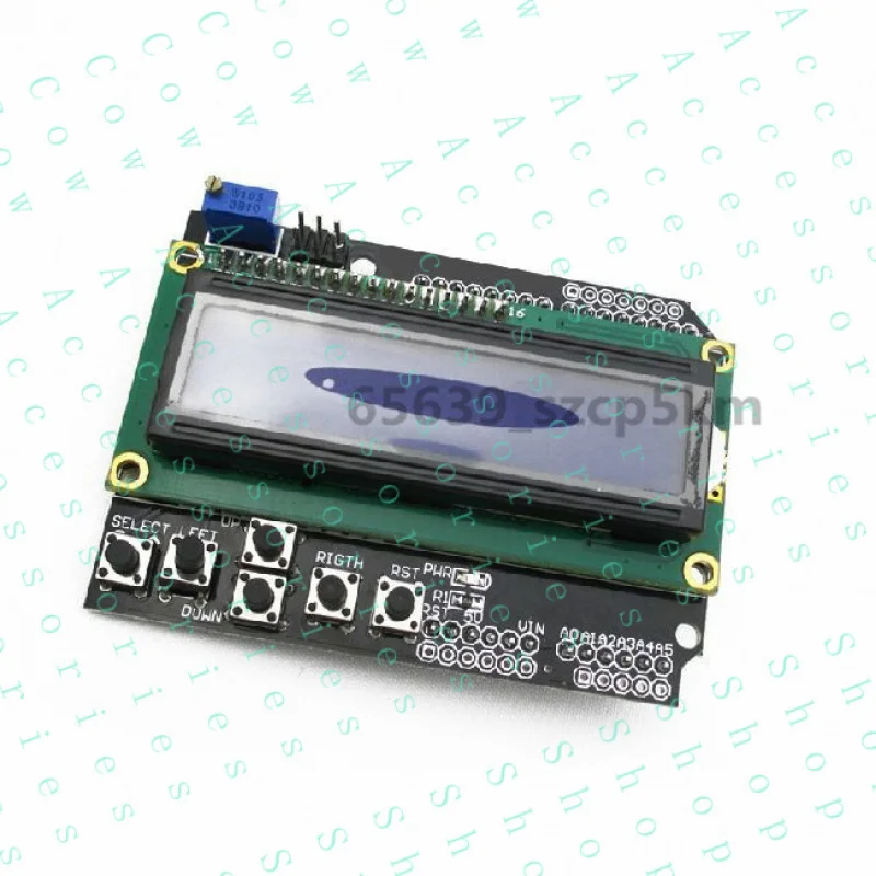 

PP+ 16*2 1602 LCD Board Blue Backlight display Keypad Shield module for Arduino