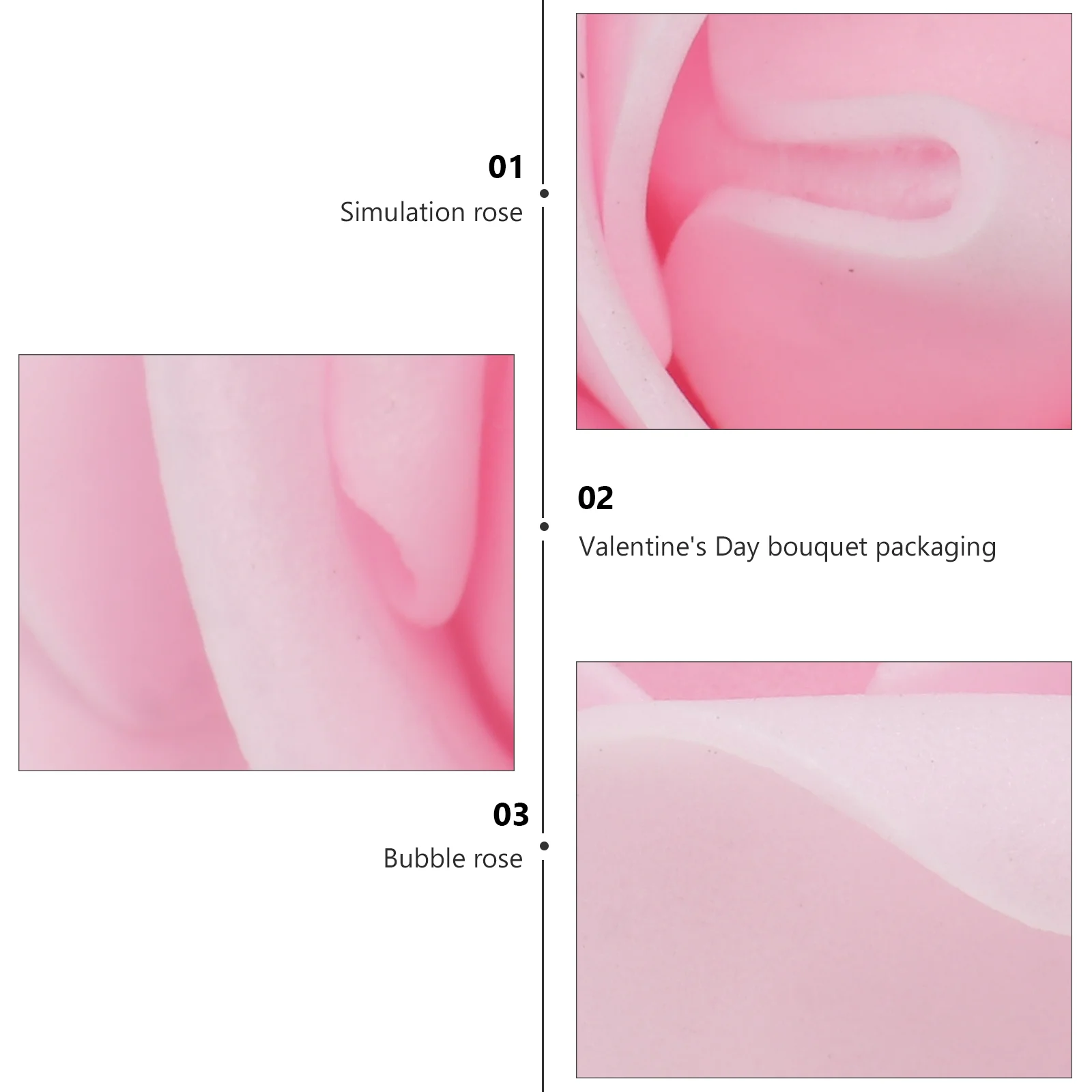 

100pcs artificial Head Wedding Decor Pink Pe Foam Rose Heads For Party Event Decoration Reusable Table Centerpieces Photo Props