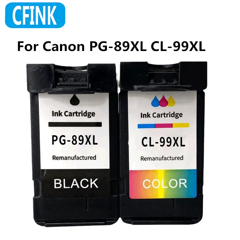 PG89XL CL99XL cartucho de tinta compatibles Canon PG-89XL CL-99XL For Canon PIXMA E500 E600 Printer