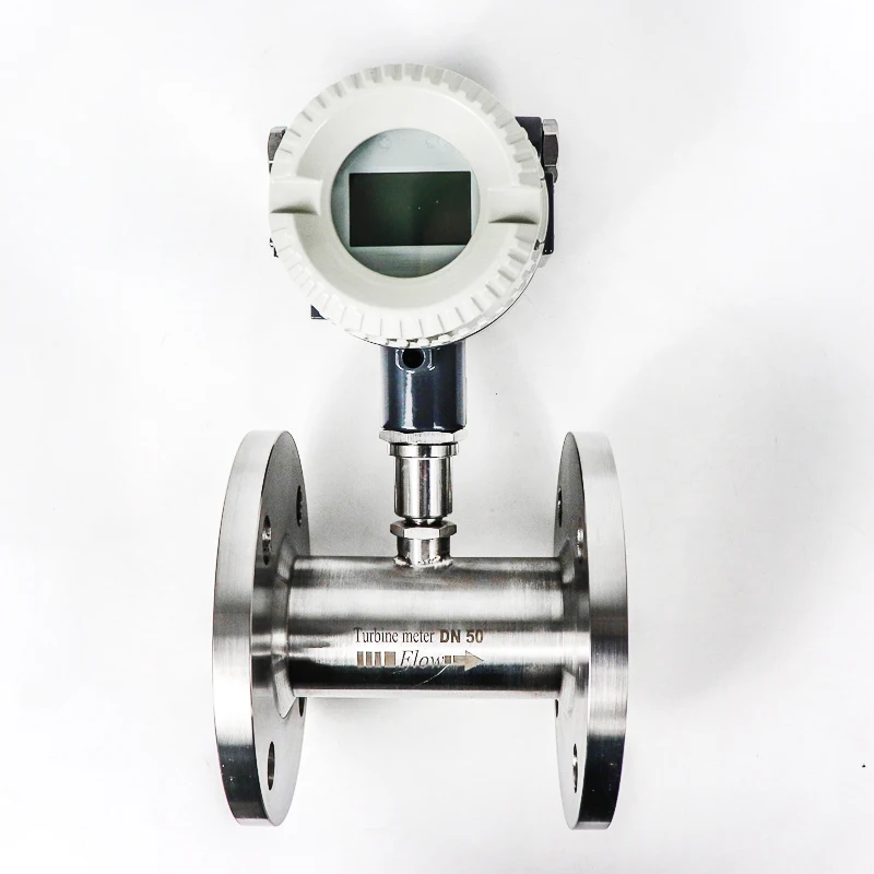 

Turbine Flow Meter With Digital Water Counter Meter 4-20mA Output Liquid