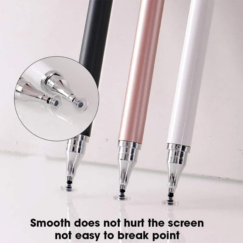 3/1PCS 2 in 1 Stylus Pen for Ipad IPhone Samsung Android Mobile Phone Pencil Touch Screen Tablet Drawing Tablet PC Accessories