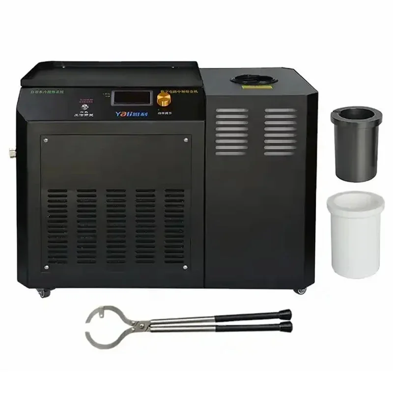 

New 3kg water-cooled intergrated induction gold melting furnace jewelry making melter wax machine