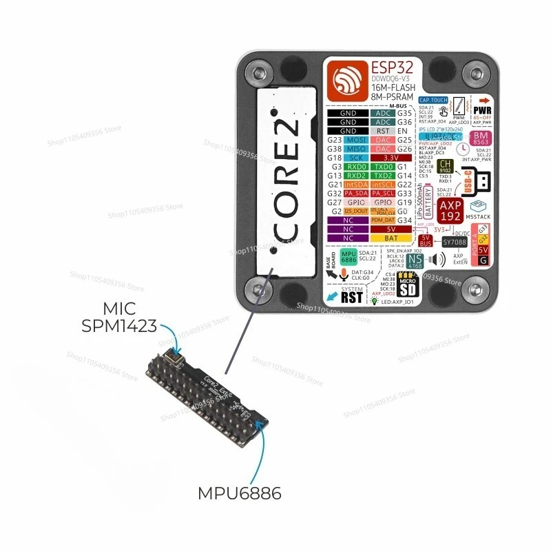 

Комплект для разработки IoT с графическим программированием по Wi-Fi для ESP32 с сенсорным экраном