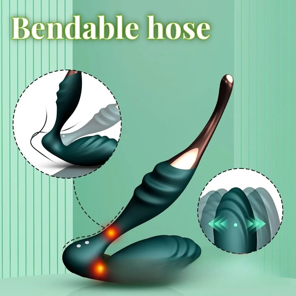 Clitoral Stimulator with Honey Bean Massage Head, Multiple Vibration Modes Personal Massager Adult Intimate Sex Toy view 6