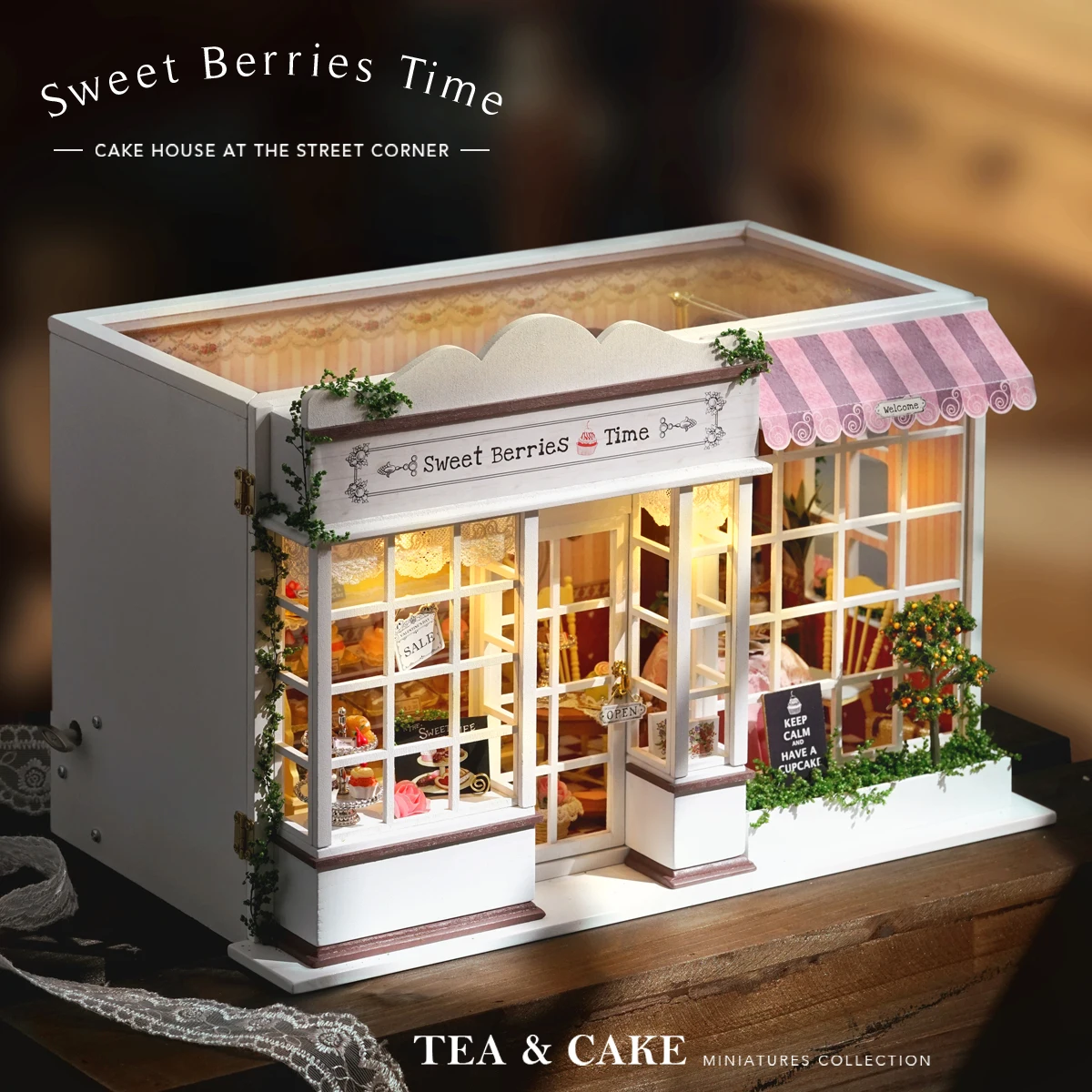 Big DIY Doll House Wooden Miniature Furniture Dollhouse Handmade home Model Assembly Toys for Children Girls Birthday Gifts 2014