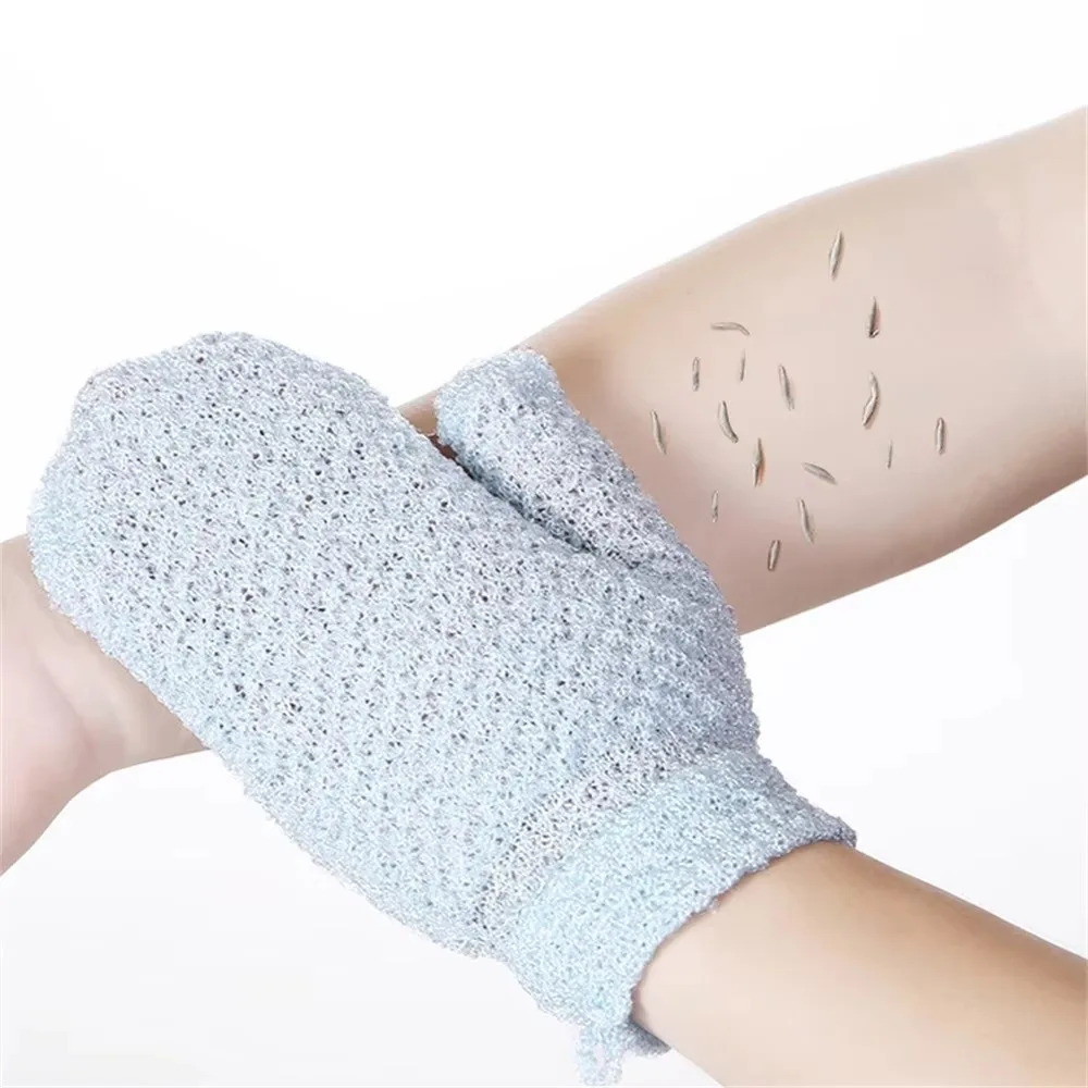 المحمولة المنزلية فرك قفازات حمام متعددة الوظائف إصبع التفاف الكبار فرك منشفة فرك الطين قطعة أثرية إصبع دش منشفة