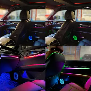 30v1 Symphony Car Ambient Light RGB 128 barev Univerzální autointeriérové LED pásky Akrylové podsvícení Průvodce Symphony Atmosférická lampa 10 nejlepší prodej Osvětlení interiéru BMW F40 - №5