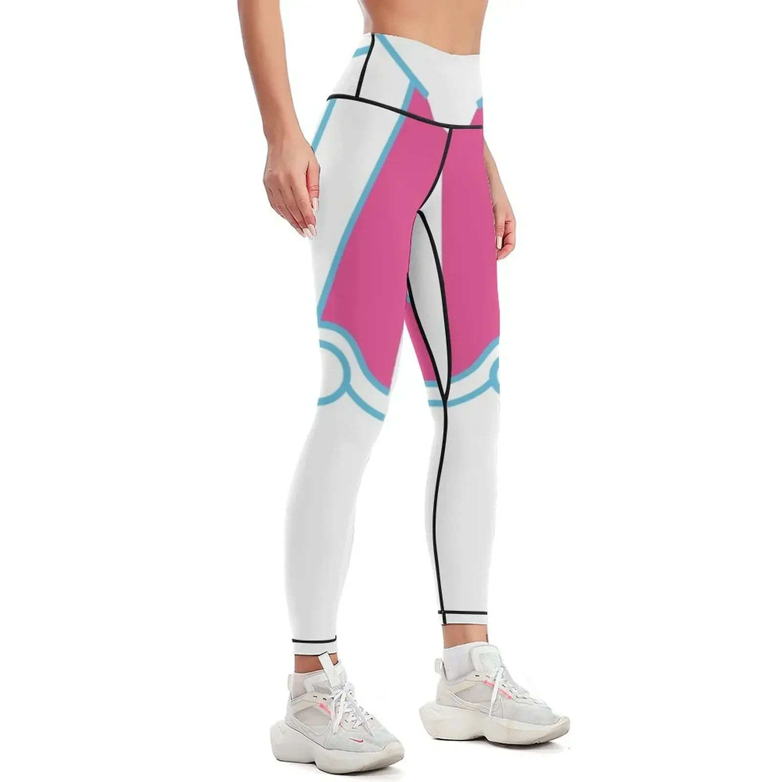 Blue Pink Luchacorn Leggings gym wear Clothing fitness Women's gym Women's high waist Womens Leggings