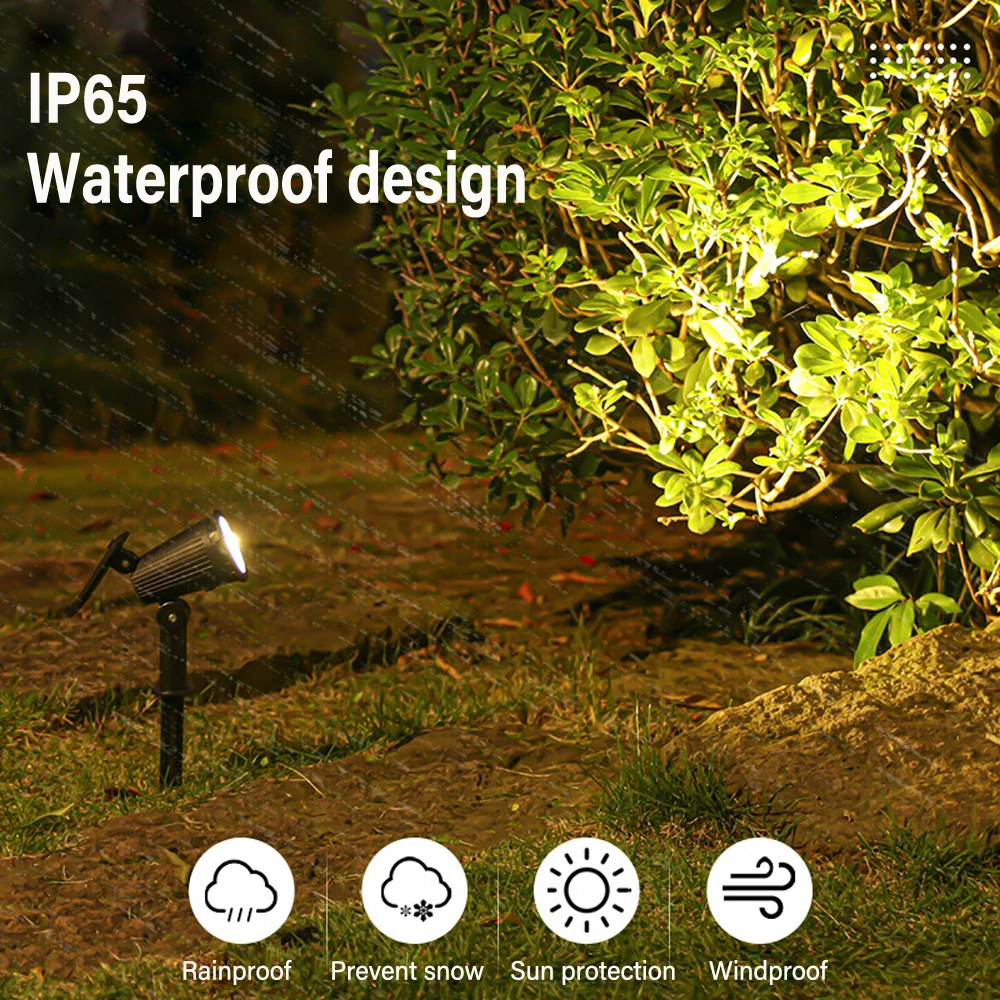 9 Led Solar Powered Lamp Adjustable Solar Spotlight In-Ground IP65 Waterproof Landscape Wall Light Outdoor Lighting