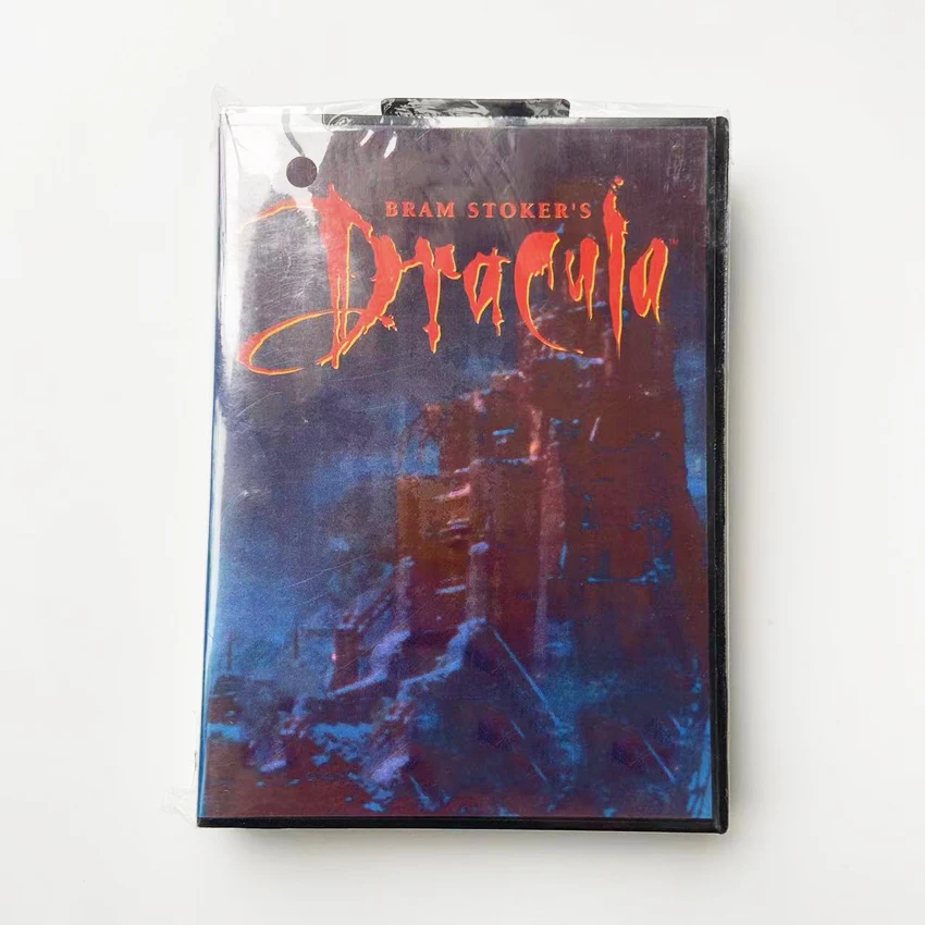 New Dracula 16 Bit Game Cartridge Card EU JAP Shell for GENESIS MegaDrive Console With Retail Box