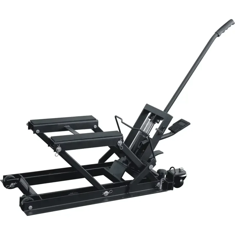 Heavy Duty 1500 Lb Motorcycle Lift Scissor Jack Professional Industrial Fleet Tool for Motorbike Maintenance Repair Stand