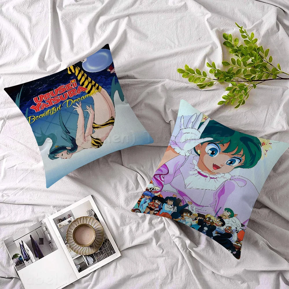 

Anime Urusei YatsuraPillow Cover Design Cushion Cover Decor Holiday Decorati