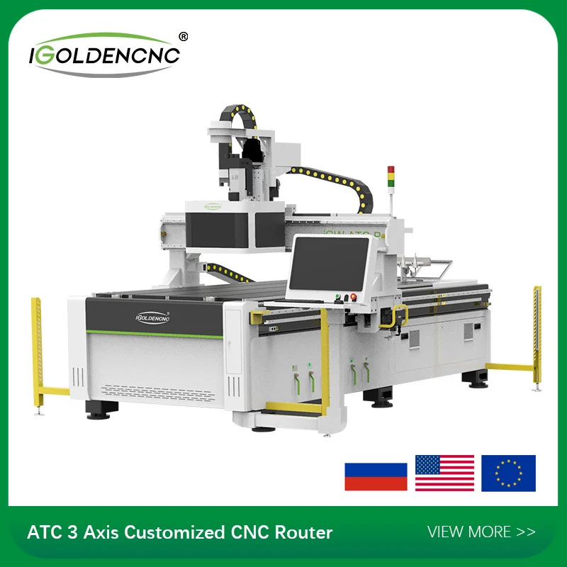 สําหรับ Cnc ขาย Router ไม้อัดโฆษณาป้ายเครื่องกัดไม้ Cnc Machin 2030 Atc ไม้ Cnc Router