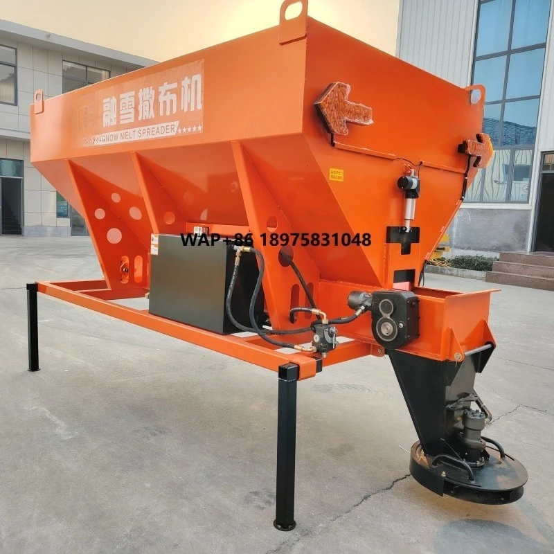 4m ³ wholesale price expressway snow melting truck bed salt tank tailgate sander salt picker expressway salt spreader