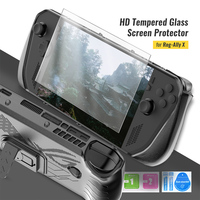 For Asus ROG Ally X TPU Protective Shell with Joystick Caps & Screen Protector with Stand Protective Skin Case Shell Sleeve Case