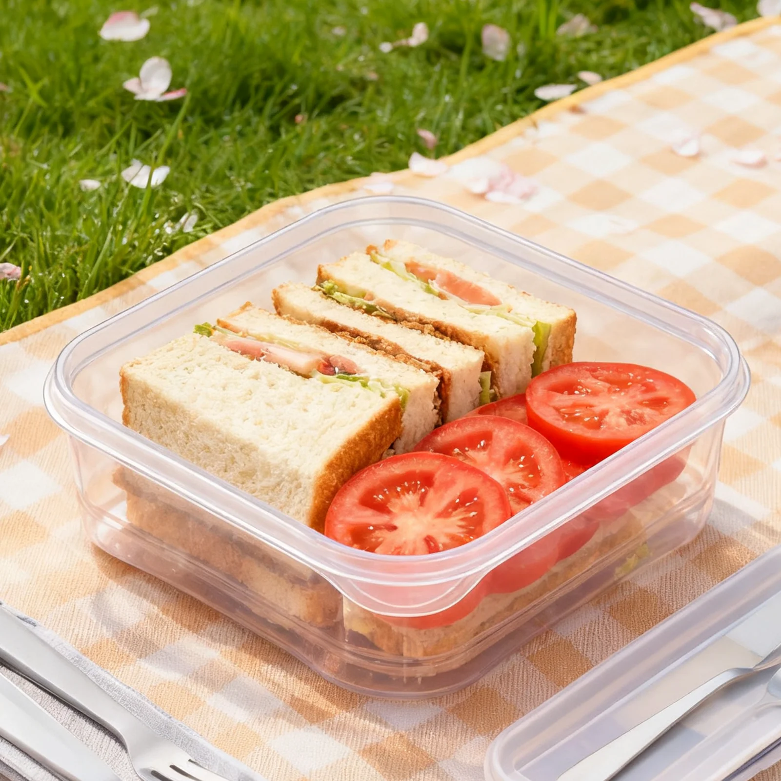 Leakproof Fruit Storage Containers, Airtight Fridge Food Keepers with Lids, Kitchen Family Gathering Picnic School Party Camping