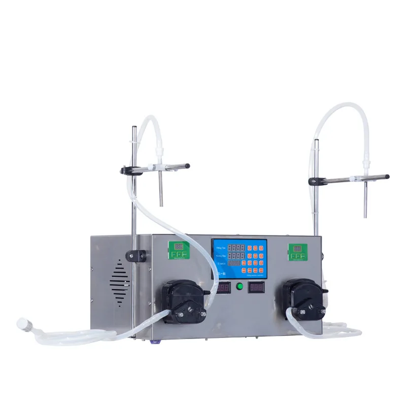 New Semi Automatic Peristaltic Pump Separately Controllable Perfume Soap Solution Juice Honey Mineral Water  Filling Machine