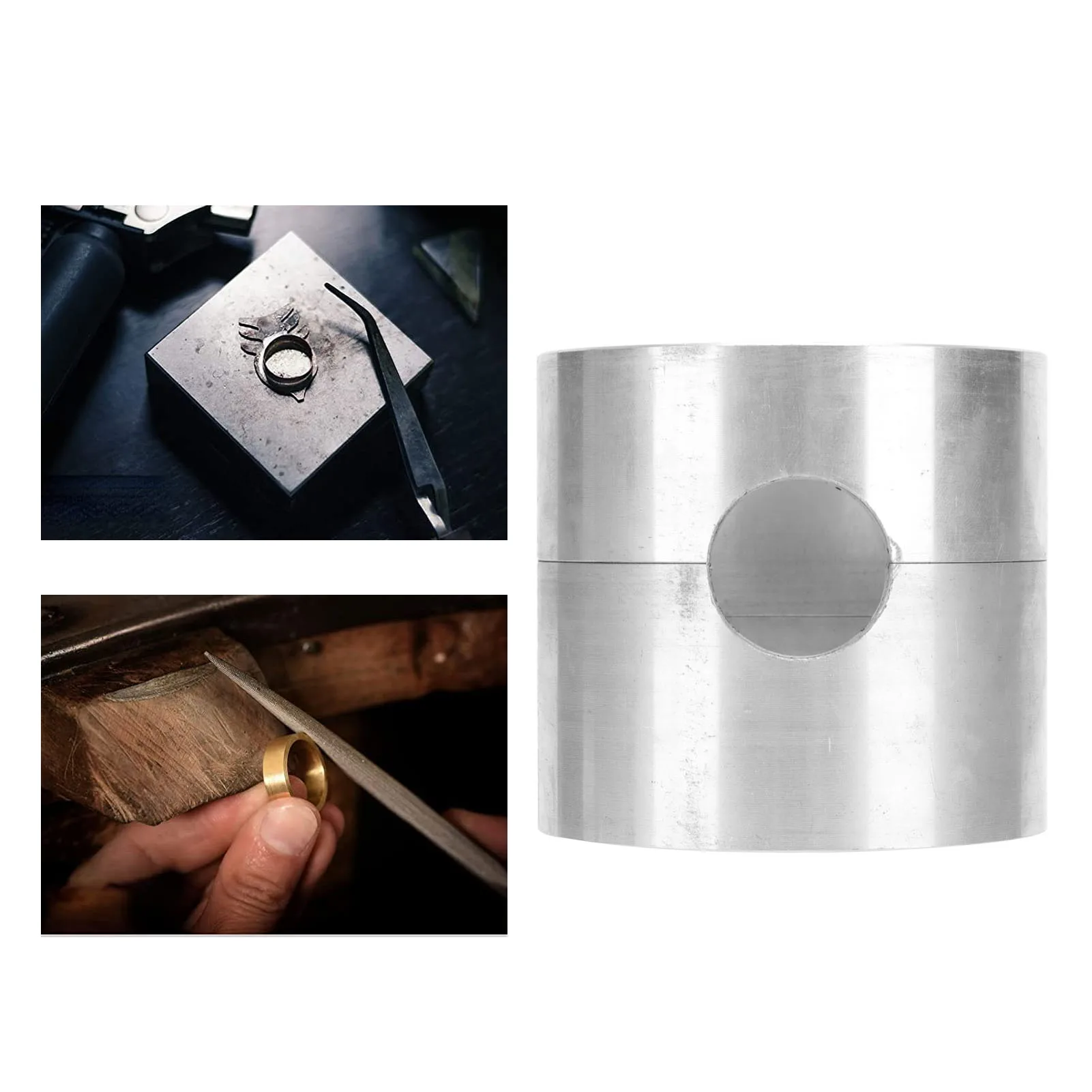 Casting Sandbox Casting Sandbox Melting Pot Aluminum Alloy Jewelry Casting Melting Tool for Jewelry Makers And Jewelry Repairing