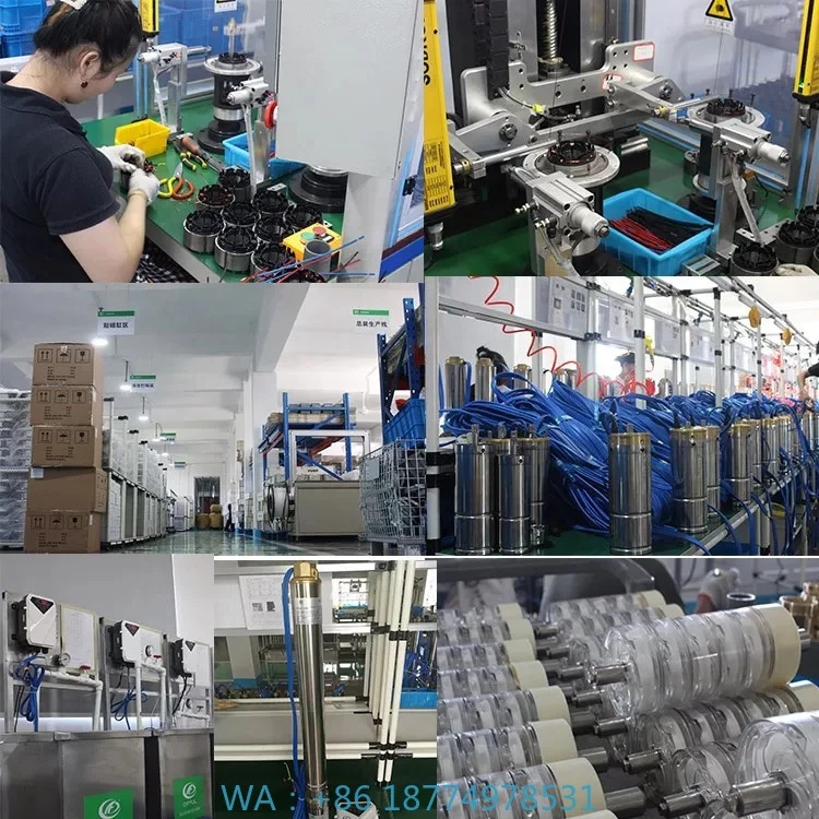 نظام المضخة لري المزرعة الزراعية 11KW 15KW6inch مياه شمسية عالية السعة #1