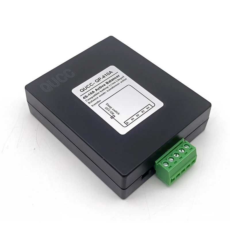 Qucc Li-Ion LiFePO4 10Amp 4S Active Balancing LFP Lithium Battery Balance Equalizer