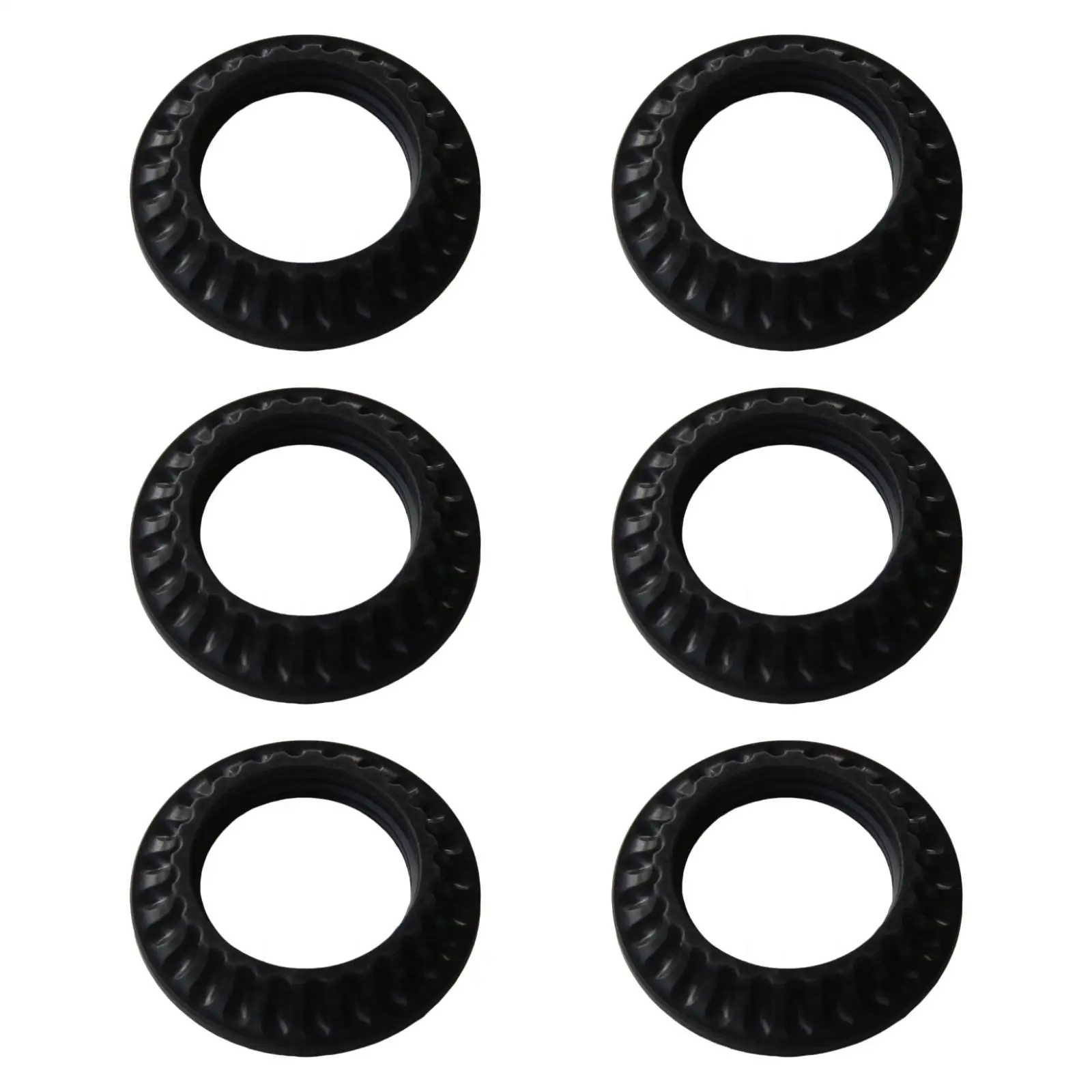 Anillo adaptador de soporte de pantalla de lámpara de 6 piezas para accesorios de enchufe de luz E26
