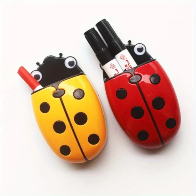 قطعة واحدة من حامل القلم الرصاص المغناطيسي - مع قاعدة مغناطيسية، منظم وممحاة مزدوجة الأغراض، يحمل الأقلام، والعلامات، والهايلايتر