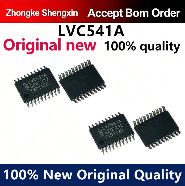 （5pcs-100pcs）74LVC541APW, 118 TSSOP-20 silk screened LVC541A three state buffer chip, brand new and original