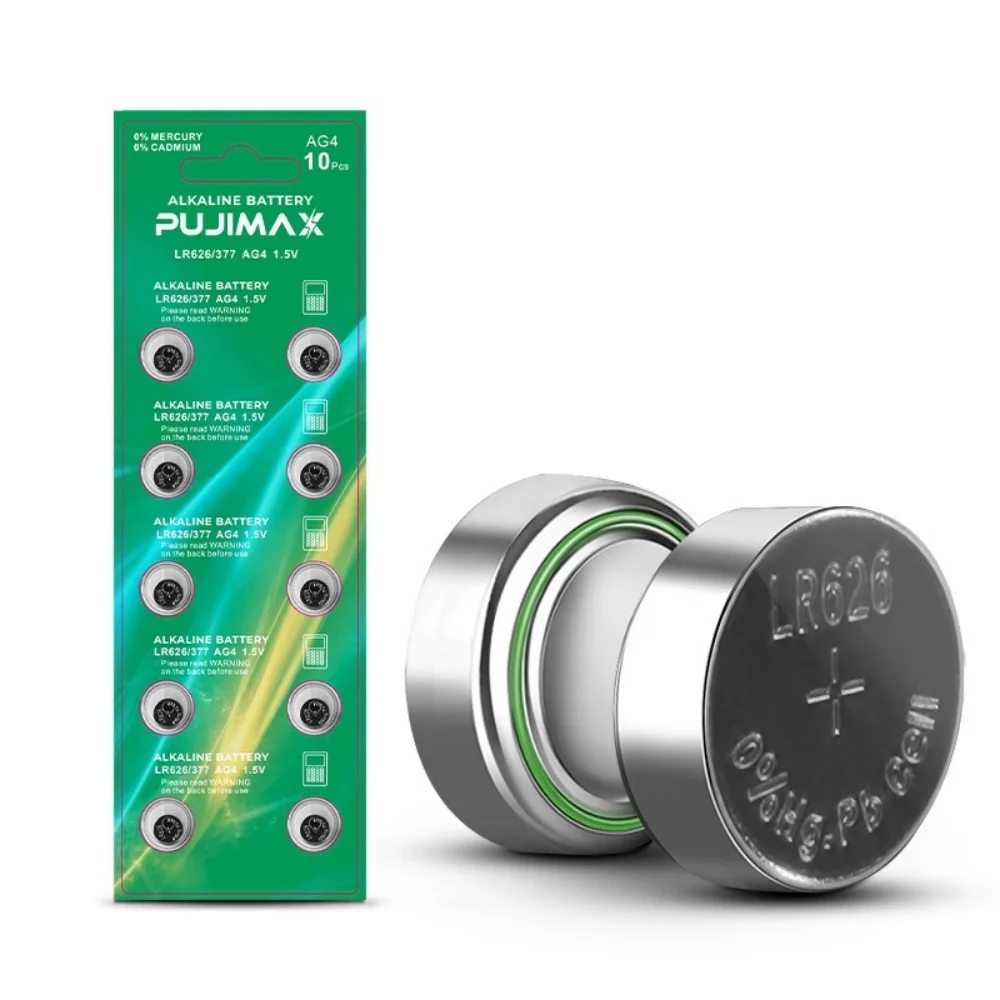 5-50Pcs 1.5V LR626 AG4 Button Batteries Alkaline Coin Cell LR626 377A V377 Button Battery for Watch Calculator Toy Remote