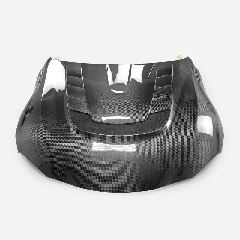

Double-Side Carbon Fiber Fibre V Style Front Engine Hood Bonnet For Toyota A90 A91Mk5 Supra 2020 2021 2022 2023 2024
