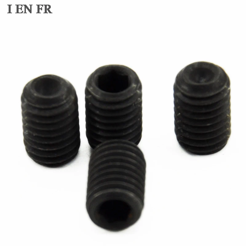 

Black 12.9 Steel Hex Hexagon Socket Allen Cup Point Grub Headless Bolt Set Screw M1.6 M2M2.5M3M3.5M4 M5 M6 M8 M10 M12 M16 DIN916