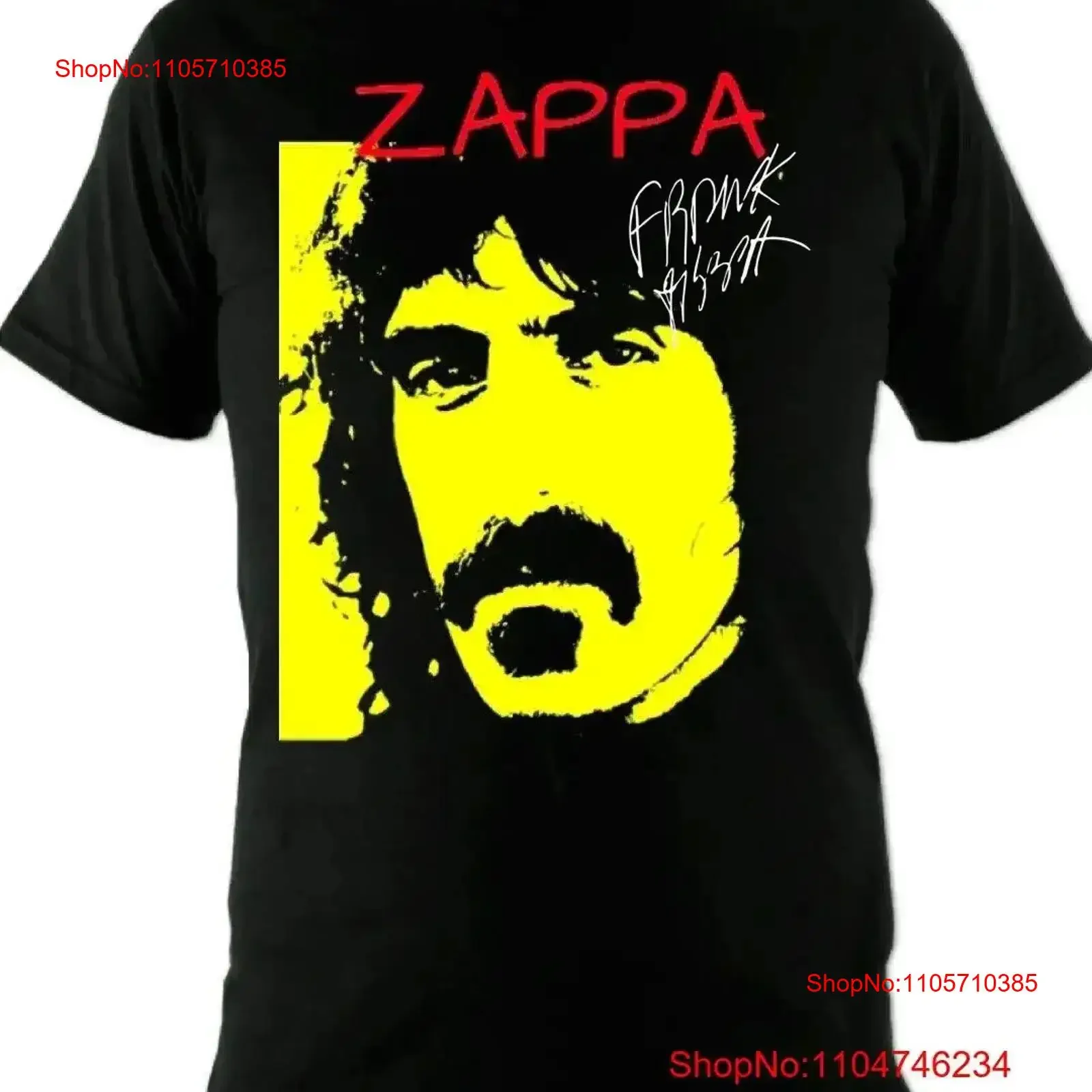 Frank Zappa and the Mothers Of Invention Cotton Black Full Size T Shirt vintage Washed Comfortable Slightly Stylish vintage
