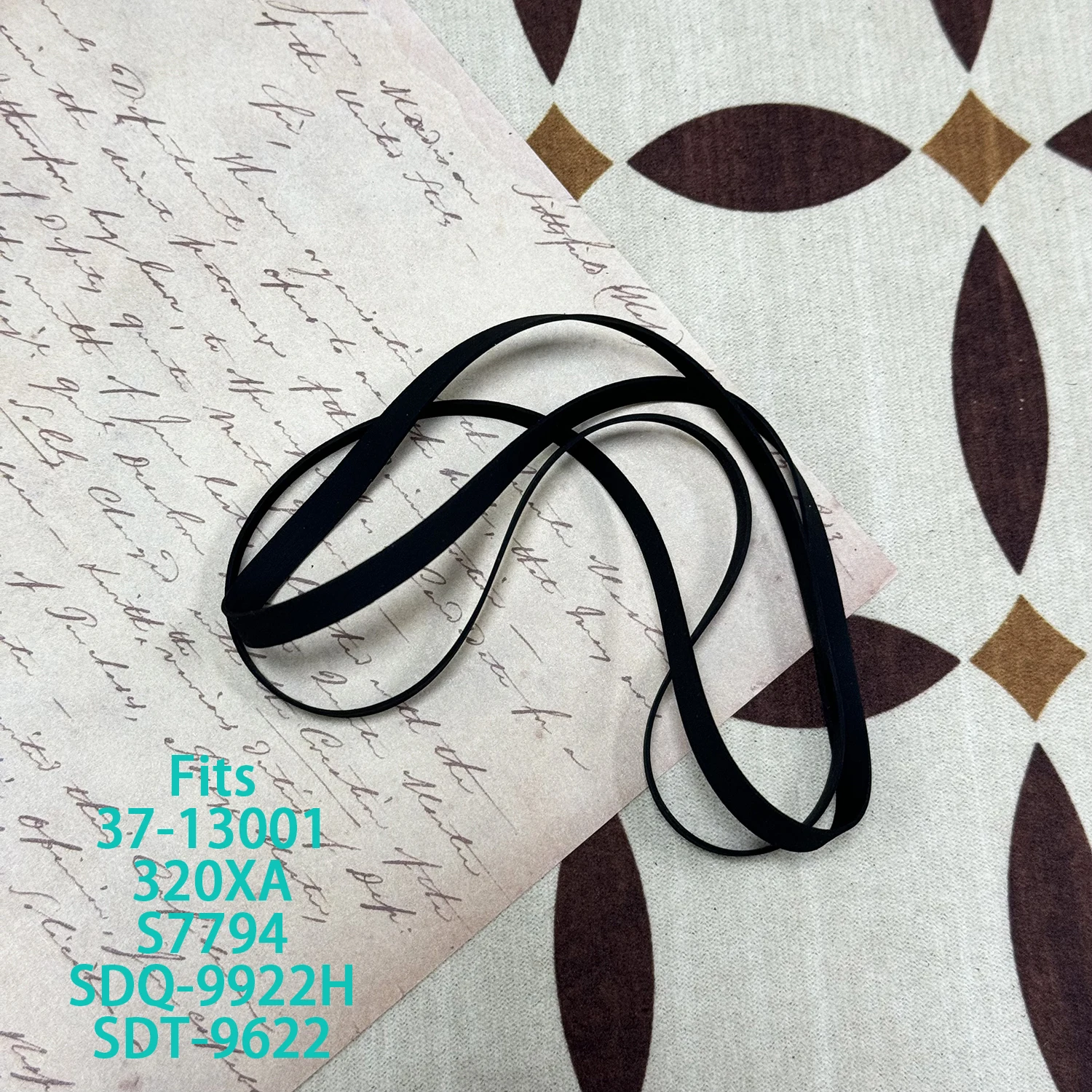 Flat Drive Belt Fits FISHER 37-13001 320XA GPX YORX S7794 HITACHI SDQ-9922H SDT-9622 Turntable Platter Belt Repair