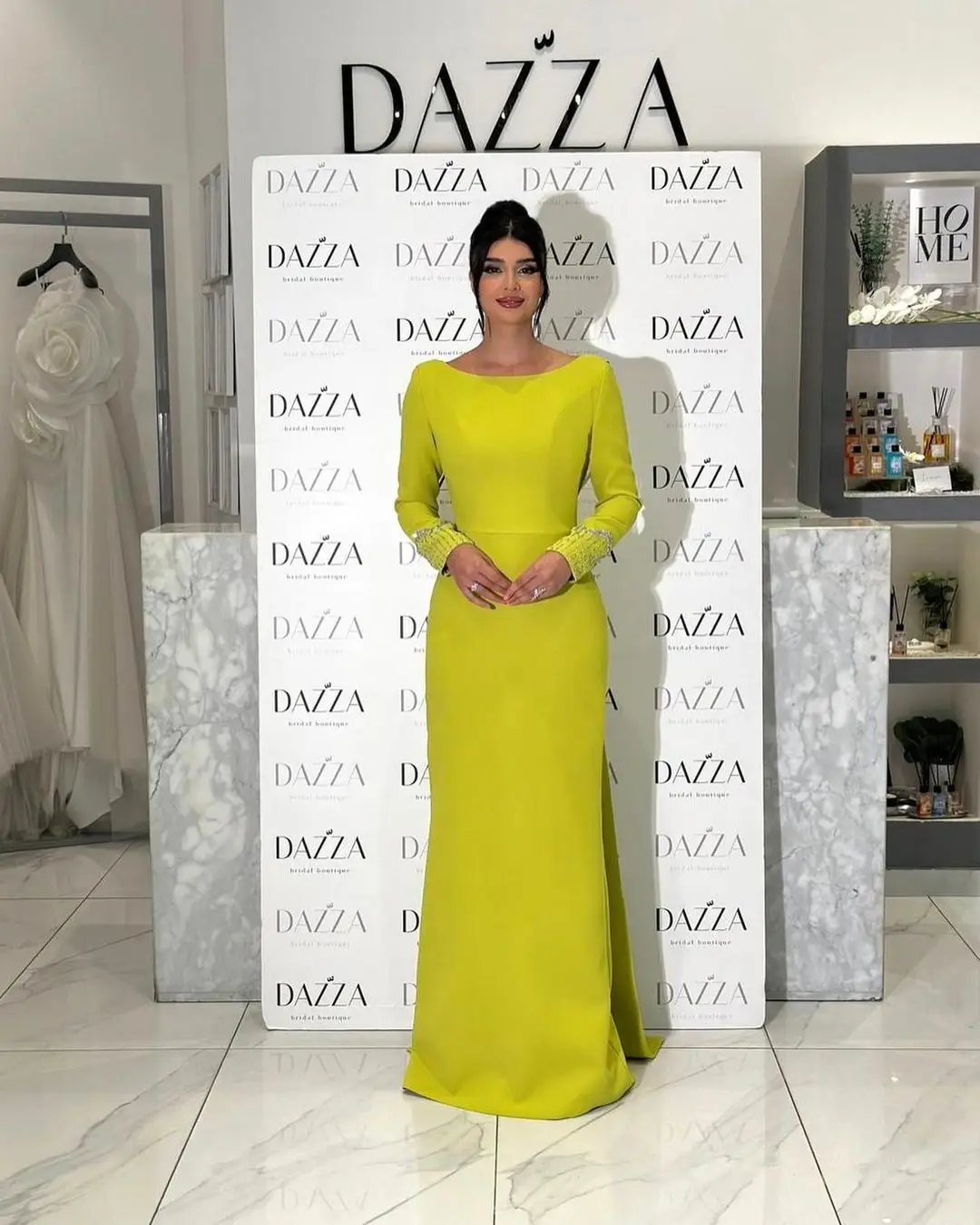 

Vintage Mermaid Boat Neck Prom Dresses Beadings Long Sleeves Backless Formal Occasion Prom Gowns Floor Length Party Dresses