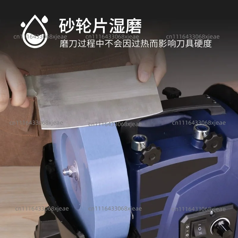 H10 10-inch low-speed water-cooled knife sharpener 200W electric polishing machine Household kitchen knife polishing machine