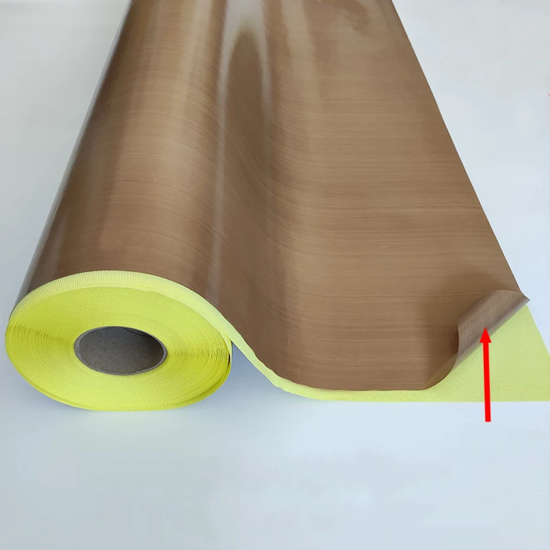 1Mx1M High Temperature Resistance Adhesive Tape Cloth Heat Insulation Sealing Machine PTFE Tape 0.13mm 0.18mm Thick