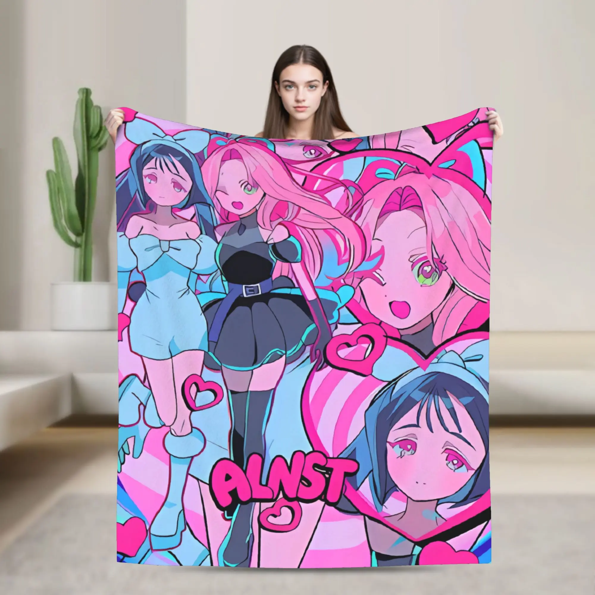 Hot Sale Alien Stage Ivan Till Plush Blanket Kids  Flannel Throw Blanket For Bedroom Soft Design Quality Bedspread Gift