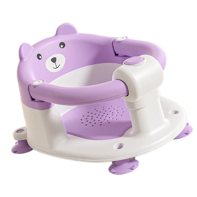 Chaise bain pour bébé, tabouret entouré à 360 degrés pour nourrissons, fond antidérapant