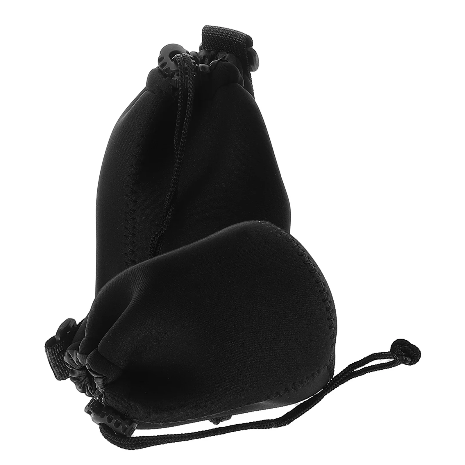 

2Pcs Durable Lens Bags Drawstring Closure Waterproof Camera Pouch Ideal for Photographers on The Go Various Lenses