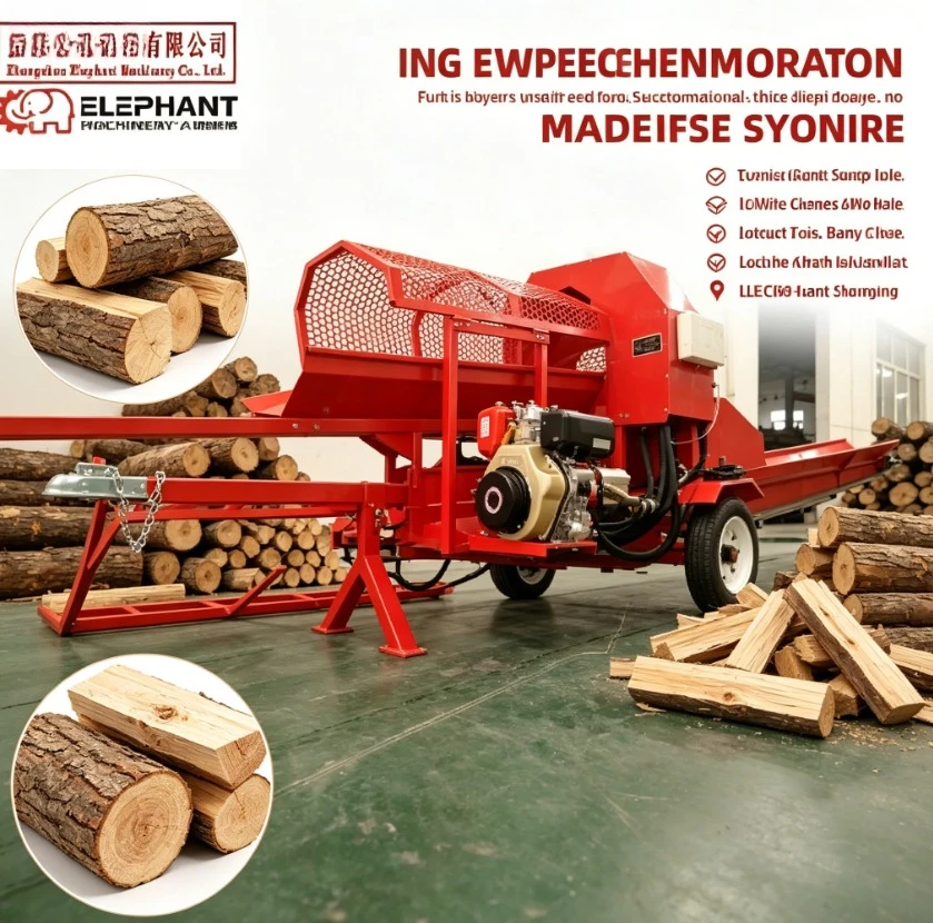 

Customized Wholesale Price Cheap Firewood Processor 20T Wood Processor For Sale Log Splitter Diesel Log Processor Machine