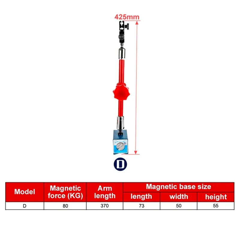 Various Sizes Universal Large Dial Indicator Magnetic Stand Base Holder High Quality Magnetic Base For Equipment Calibration - view 5