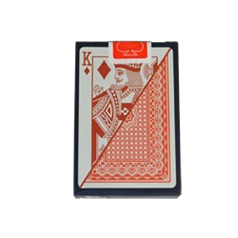 Cartão de jogo multijogador caixa criativa embalado à prova dwaterproof água texas jogando cartas plástico durável poker truques mágicos ferramenta