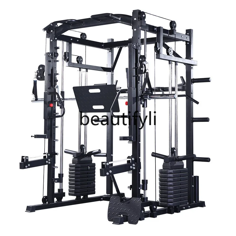 

Gantry comprehensive training equipment commercial fitness equipment household squat rack bench press multifunction