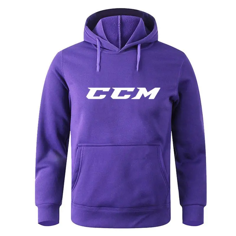 CCM-سترات بغطاء رأس غير رسمية للرجال والنساء ، بلوفر أحادي اللون ، بلوزات كبيرة الحجم ، رمادي ، الربيع والخريف #4